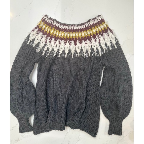 Free People Sweaters - Free People Baltic Isle Sweater Boho Indie Western Chic Oversized Cozy